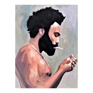 FRAMED CHILDISH GAMBINO PAINTING “THIS IS AMERICA”